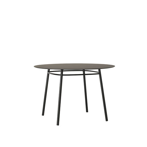 Table contemporaine - Agami 1170 - et al. - en acier / avec piètement en acier / ronde