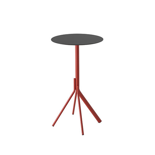 Table mange-debout contemporaine - Main 1125 - et al. - en acier / avec piètement en acier / ronde