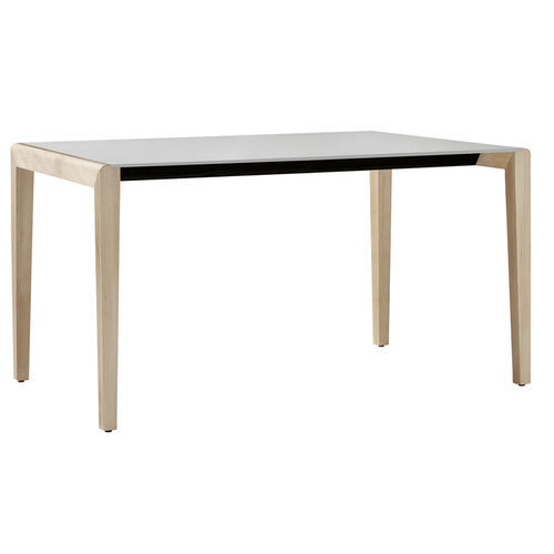 Table contemporaine - Dalton 615 - et al. - en HPL / avec piètement en frêne / rectangulaire