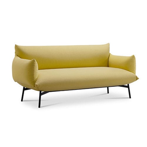 Canapé contemporain - AREA DV2_BR M TS - MIDJ - en tissu / gris / marron