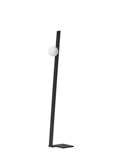 Lampe sur pied - SUSPENSE - MIDJ - en métal / en verre / en opale