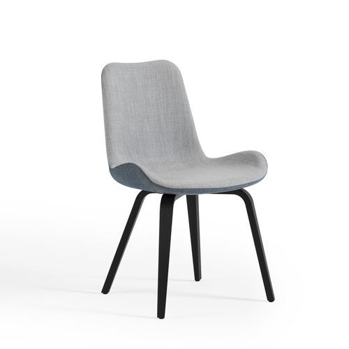 Chaise contemporaine - Dalia S L_N TS - MIDJ - d'intérieur / en tissu / en cuir
