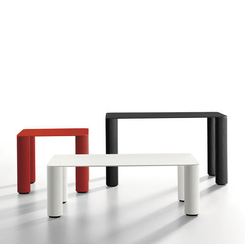 Table basse contemporaine - PAW CTS - MIDJ - en métal / en céramique / avec piètement en métal laqué