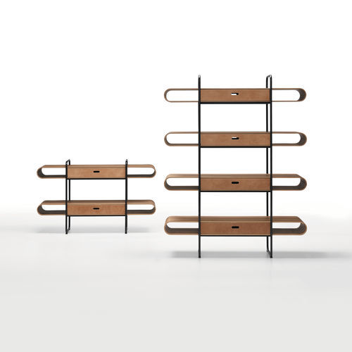 Bibliothèque modulable - Apelle - MIDJ - pour mur / design original / professionnelle