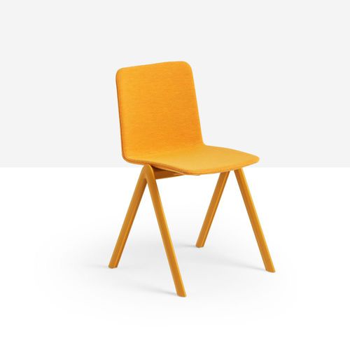 Chaise contemporaine - Stack S PP_TS - MIDJ - d'intérieur / en tissu / en polypropylène