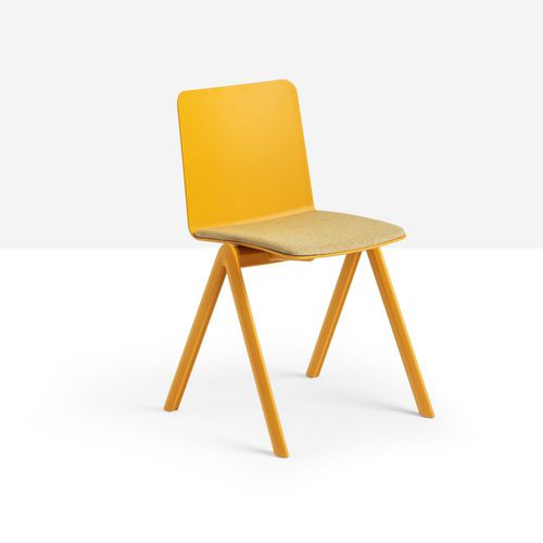 Chaise contemporaine - Stack S PP_SD - MIDJ - d'intérieur / en tissu / en polypropylène