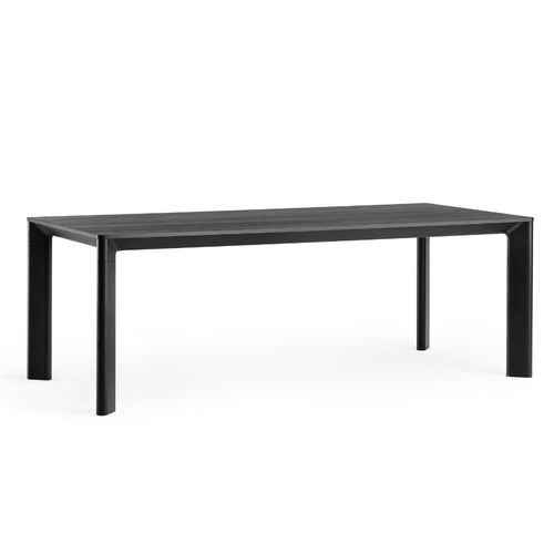 Table à manger contemporaine - Planum - MIDJ - en frêne / en verre / en céramique