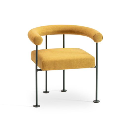 Chaise contemporaine - Qua-ndo P M TS - MIDJ - d'intérieur / en tissu / en simili cuir