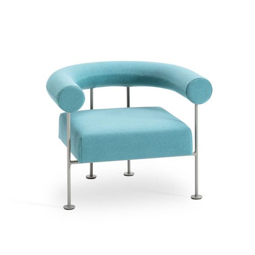 Fauteuil contemporain - Qua-ndo AP M TS - MIDJ - en textile / en simili cuir / en peau de bête