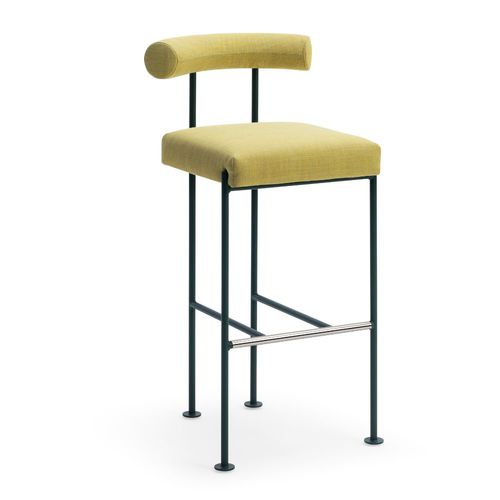 Chaise de bar contemporaine - Qua-ndo - MIDJ - d'intérieur / en tissu / en cuir
