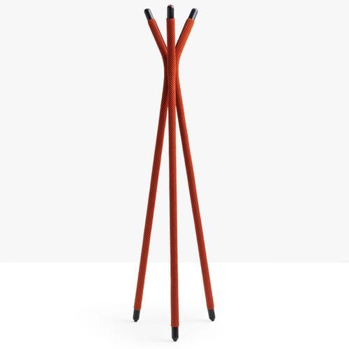 Porte-manteau sur pied - Pippi - MIDJ - contemporain / en acier / en cuir
