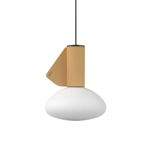 Suspension - Mug S - MIDJ - en métal / en verre / en cuir