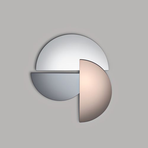 Miroir mural - Hoodi - MIDJ - professionnel / design original / en demi-cercle