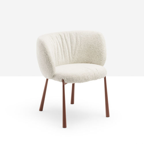 Chaise contemporaine - Mys P M TS - MIDJ - d'intérieur / en tissu / en cuir