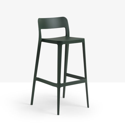 Chaise de bar contemporaine - Nen&egrave; - MIDJ - d'intérieur / d'extérieur / en polypropylène