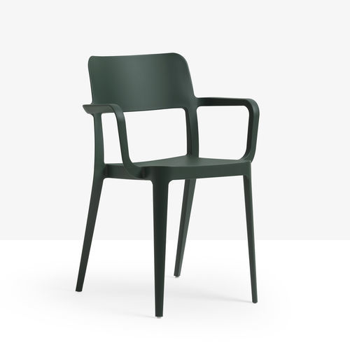 Chaise contemporaine - Nenè P PP - MIDJ - d'extérieur / en polypropylène / avec piètement en polypropylène
