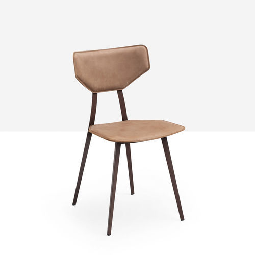 Chaise contemporaine - Tosca S M - MIDJ - d'intérieur / en tissu / en cuir
