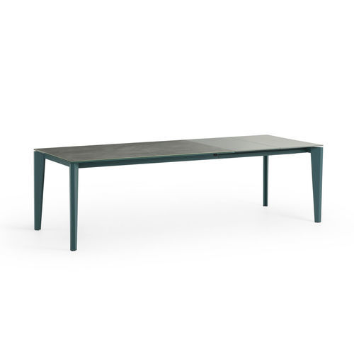 Table à manger contemporaine - Diamante - MIDJ - plaquée bois / en MDF / en MDF laqué