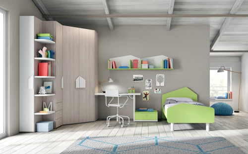 Chambre d'enfant en bois - EVO 08 TERRA - Mistral