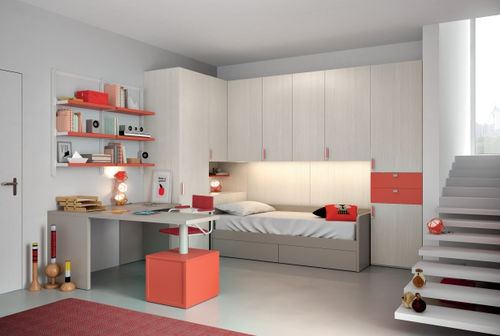 Chambre d'enfant blanche - EVO 15 PONTI - Mistral