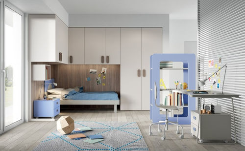 Bureau contemporain - EVO 16 PONTI - Mistral - en bois / pour enfant