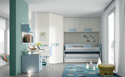 Lit superposé - EVO 18 PONTI - Mistral - simple / contemporain / pour garçon