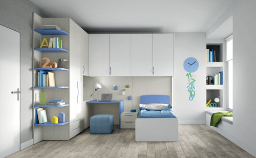 Chambre d'enfant blanche - EVO 22 PONTI - Mistral