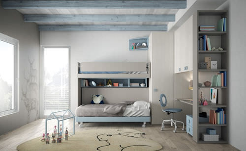 Chambre d'enfant blanche - EVO 31 SALVASPAZIO - Mistral