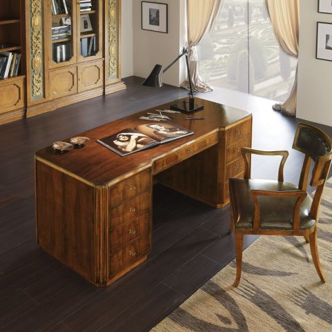 Bureau Art Déco - ART 81 - Bertelè - en noyer / en cerisier