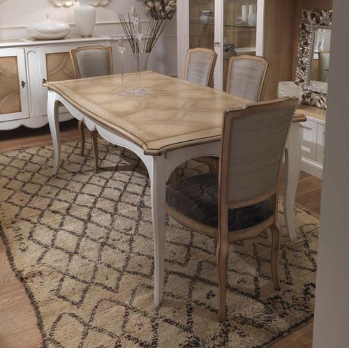 Table à manger classique - ART. CT210 - Mobili Busatto - en chêne / en bois laqué / en cerisier