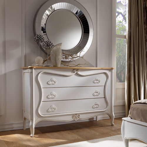 Commode classique - ART. TR411 - Mobili Busatto - en bois laqué / non spécifié / blanche