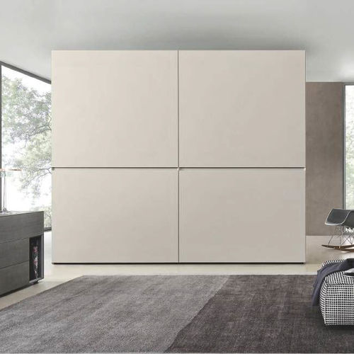 Armoire contemporaine - HORIZONTAL - SANGIACOMO - en bois laqué brillant / en placage de bois / en bois laqué mat