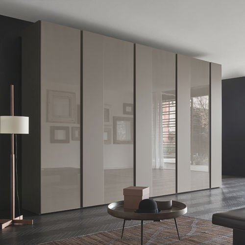 Armoire contemporaine - SP35 - SANGIACOMO - en bois laqué brillant / en placage de bois / en bois laqué mat
