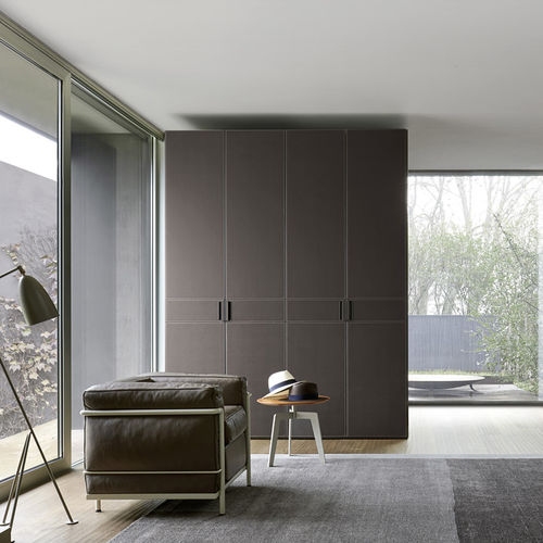 Armoire contemporaine - ECO - SANGIACOMO - en cuir / en métal laqué / en mélaminé