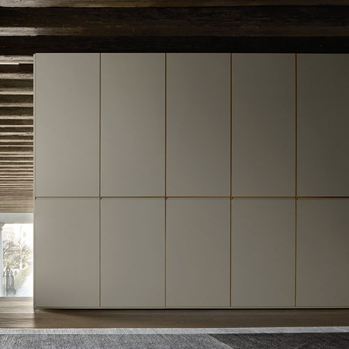 Armoire contemporaine - TECNO - SANGIACOMO - en bois laqué brillant / en bois laqué mat / en métal laqué