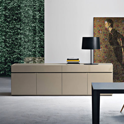 Buffet contemporain - Cidori 4 - SANGIACOMO - en bois laqué mat / en bois laqué brillant / avec tiroirs