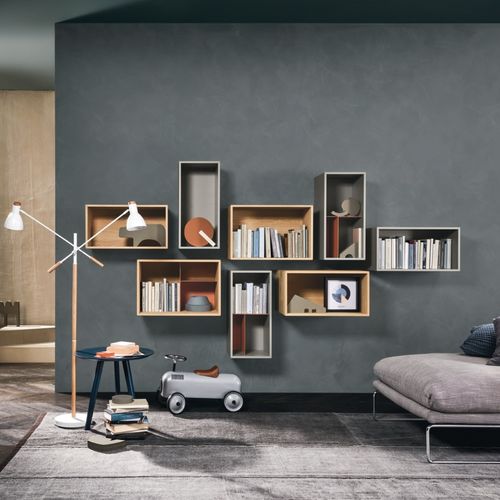 Étagère pour mur - L6C09 - SANGIACOMO - modulable / contemporaine / en chêne