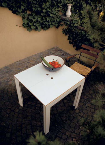 Table contemporaine - LAST MINUTE - Moormann Nils Holger - en bouleau / rectangulaire / pliante