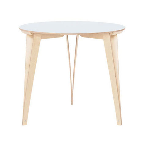 Table contemporaine - SPARONDO - Moormann Nils Holger - en bois / ronde