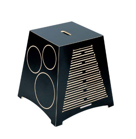 Tabouret contemporain - KLEINER TROMMLER  - Moormann Nils Holger - empilable