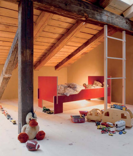 Lit simple - SPROSS - Moormann Nils Holger - contemporain / pour enfant (unisexe) / en bois