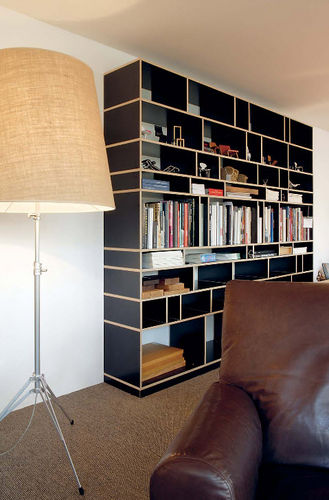 Bibliothèque contemporaine - EGAL - Moormann Nils Holger - en bois / noire