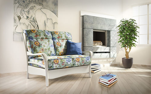 Canapé classique - DAHLIA - Nieri - en tissu / multicolore / en bois