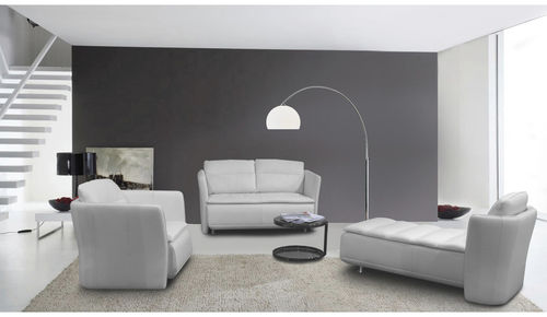 Canapé contemporain - AFFINITY  - Nieri - en cuir / 2 places