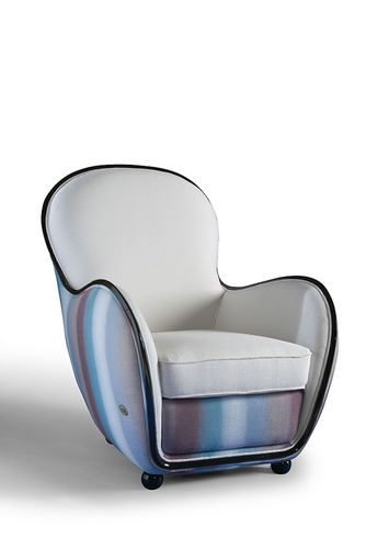 Fauteuil club contemporain - CLUB - Nieri - en cuir / en tissu / professionnel