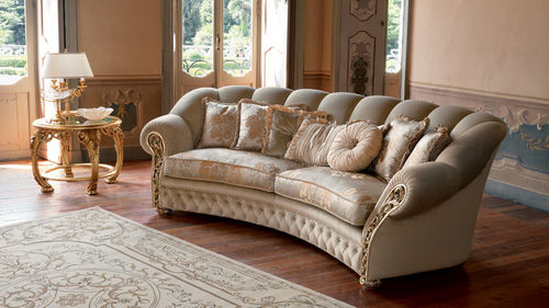 Canapé de style - ALTHEA-RING - Pigoli - en tissu / beige / 2 places