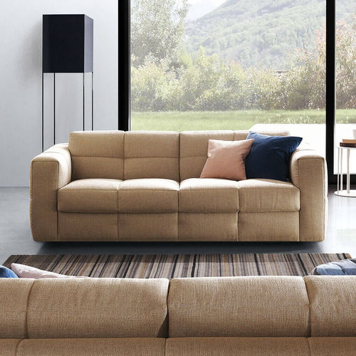 Canapé lit - PIUMA - Pol 74 - contemporain / en tissu / en cuir