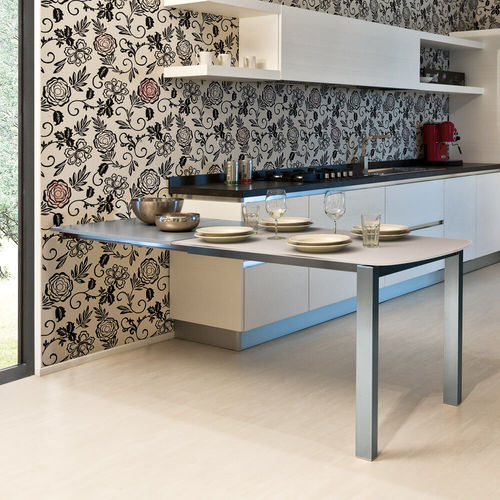 Table contemporaine - S10.VOILÀ  - XABITAre - en verre / en HPL / en mélaminé