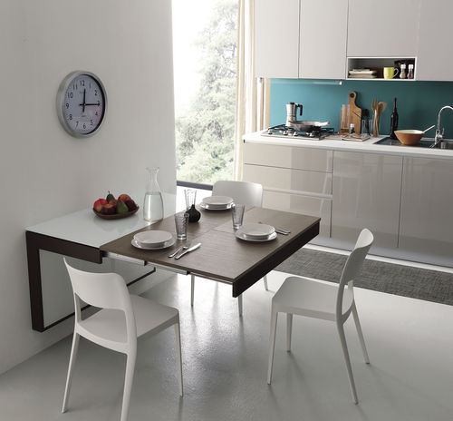 Console contemporaine - A 106 DAISY - XABITAre - en verre laqué / en métal / en stratifié