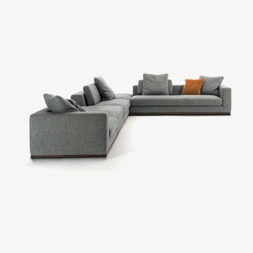 Canapé modulable - HERITAGE - RIVA 1920 - contemporain / en tissu / en cuir